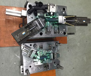 plastic mold and sample